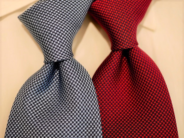 MARUNOUCHI/TIES】セッテピエゲ仕様ハウンドトゥースタイが入荷いたし  